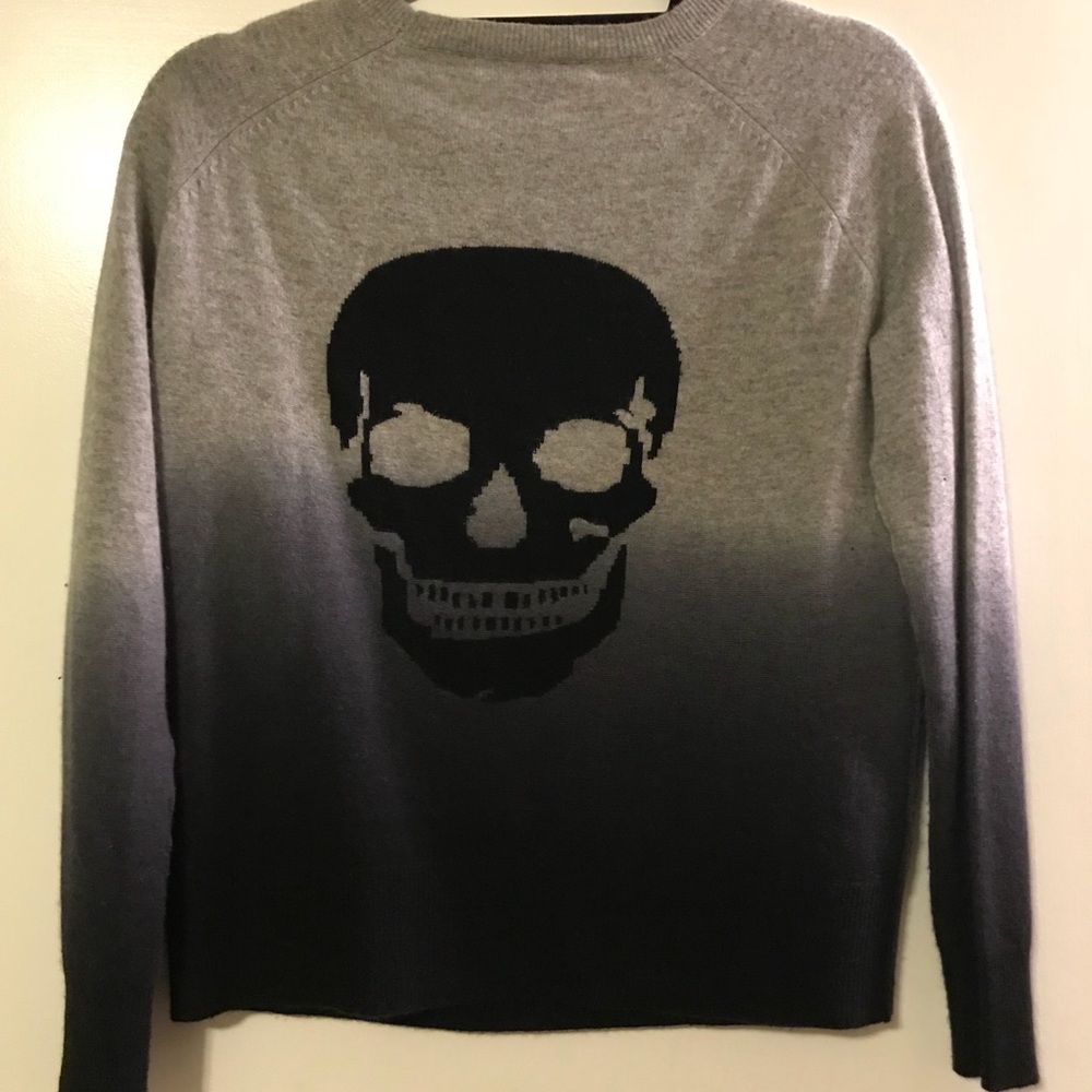 Skull Cashmere Ombré sweater